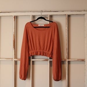 Crop Long Sleeve Free People Top Free